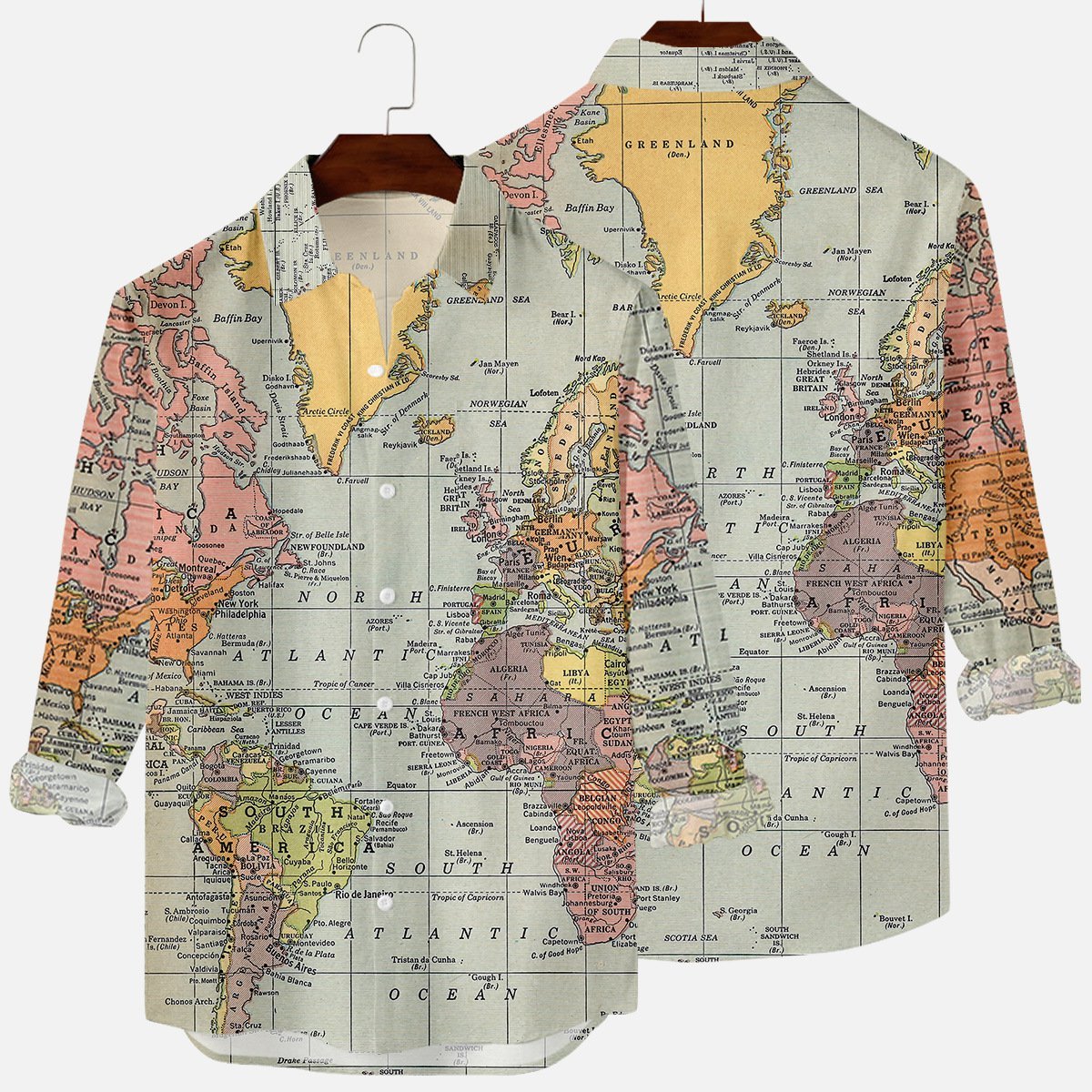 Map Shirts & Tops