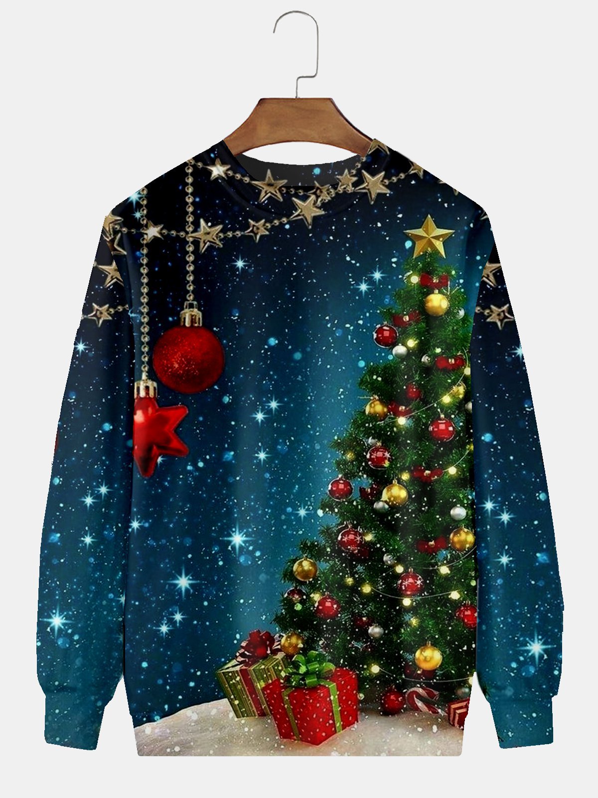  Men's Holiday Christmas Long Sleeve Sweatshirt