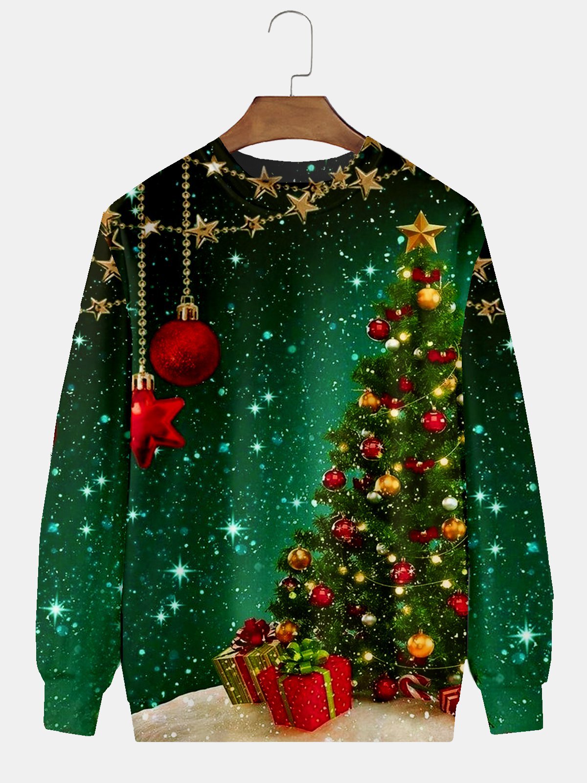  Men's Holiday Christmas Long Sleeve Sweatshirt