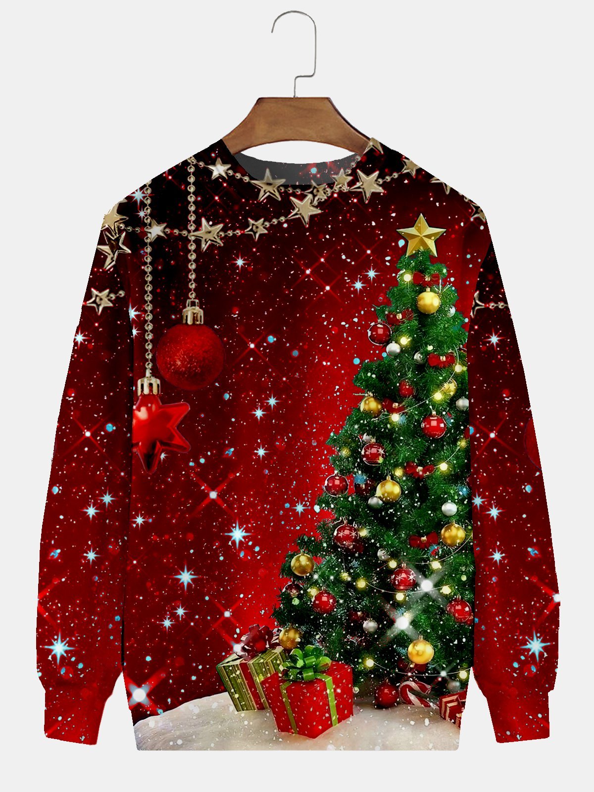  Men's Holiday Christmas Long Sleeve Sweatshirt