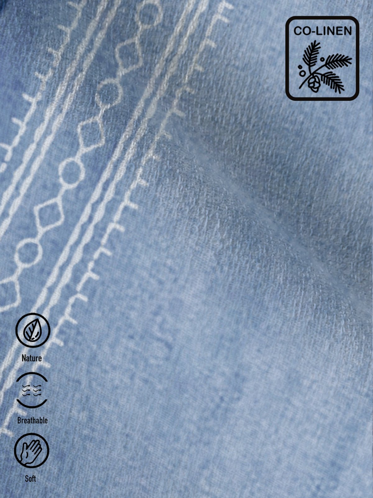  Holiday Casual Men's Guayabera Shirts Aztec Cotton Linen Blend Plus Size Camp Shirts