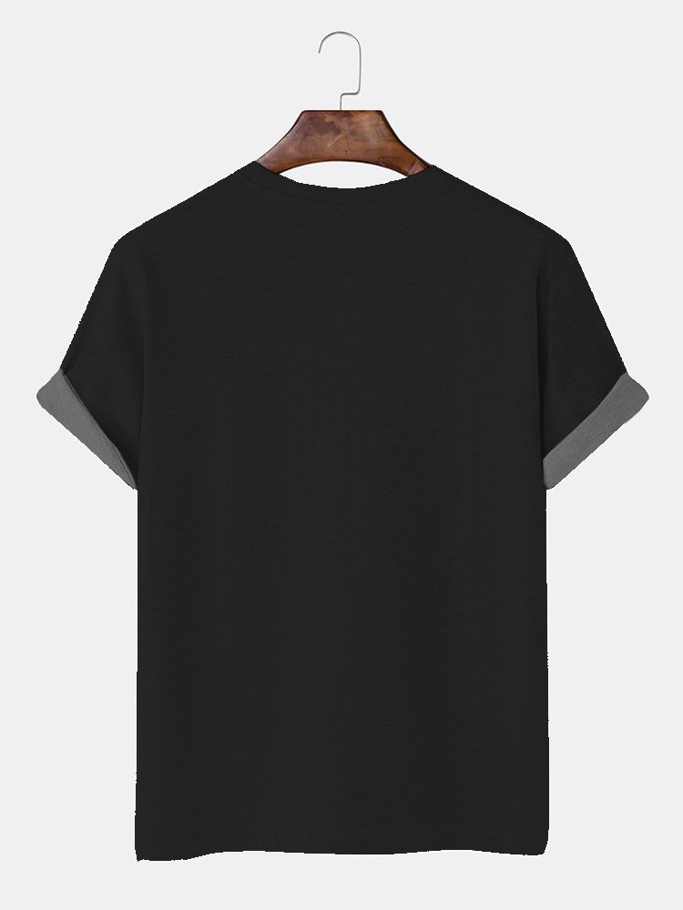 Men's Casual T-shirt Best Papa Ever Short Sleeve Father's Day T-Shirt