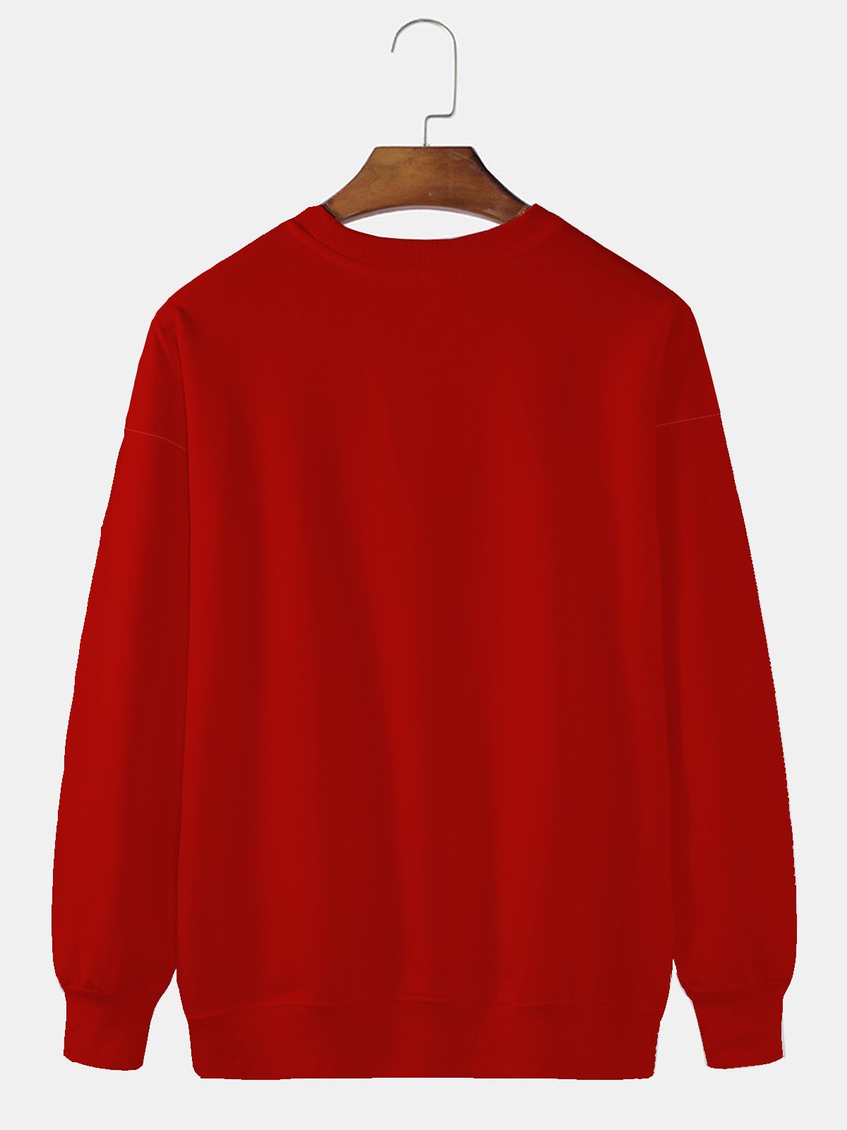 JoyMitty Christmas print round neck long sleeve sweatshirt