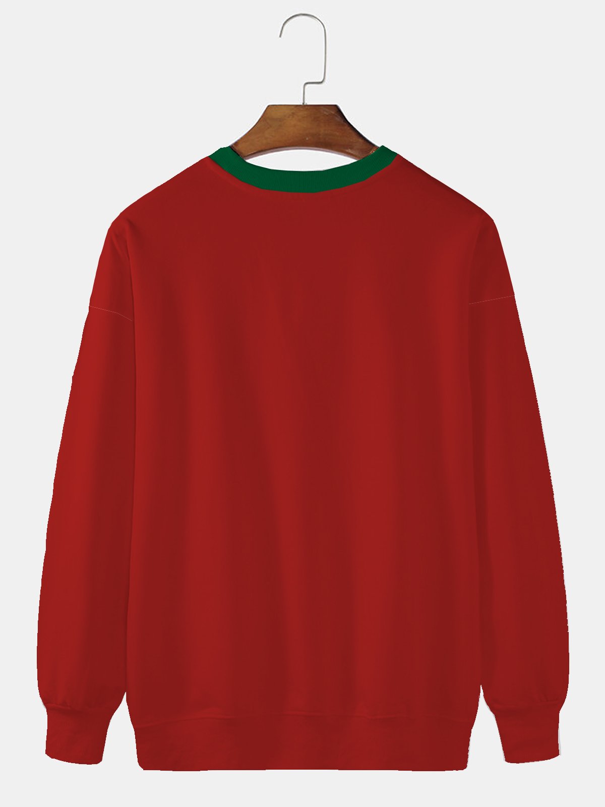 JoyMitty Christmas print round neck long sleeve sweatshirt