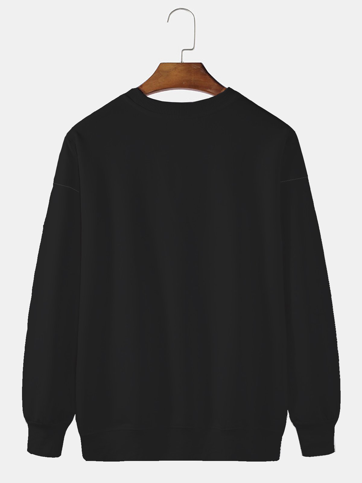 JoyMitty Christmas print round neck long sleeve sweatshirt