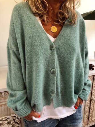 JOYMITTY Plus Size Women Casual Long Sleeve Sweater