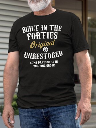 Men's Printed T Shirts With Forties