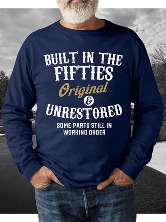Built In The Fifties Printed Sweatshirt