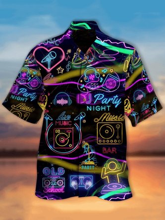 Men's Life Is Better With Dj Neon Hawaiian Shirt
