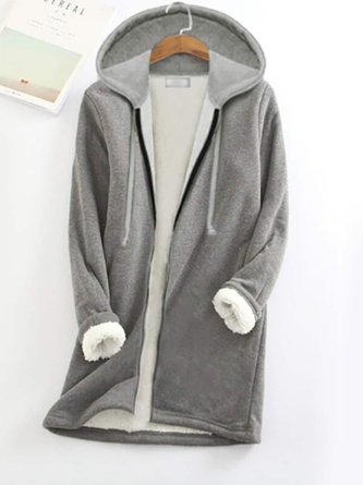 Casual Hooded Fleece Thermal Jacket