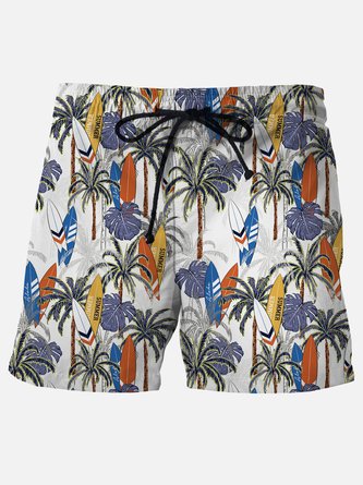 Men's Hawaiian Floral Surf Coco Breathable Shorts