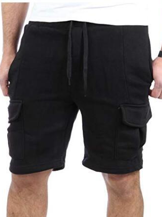 Multi-Pocket Cargo Straight Waist Casual Shorts