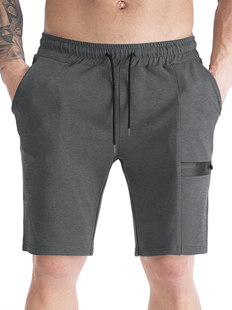 Straight Waist Casual Shorts