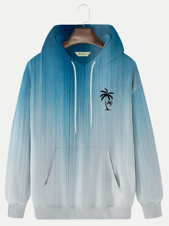 JoyMitty Hawaiian Gradient Coco Print Men's Hoodie