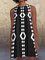 JOYMITTY Women Black 1960's Geometric Pattern A-Line Retro Printed Pockets Casual Dresses