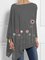 CLEARANCE Cotton Shift Long Sleeve Casual Shirts & Tops