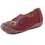 Women Vintage Flower Slip On Flats Shoes