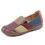 Women Comfy Color Block Daily Flats