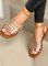 Flat Heel Summer Artificial Leather Beach Sandals