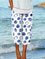 Blue Pockets Shift Casual Pants