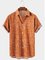 Mens Geometric Casual SeriesShort Sleeve Shirts & Tops