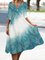 Women Shift Half Sleeve Buttoned Dresses