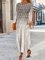 Loose Crew Neck Jersey Dresses