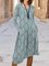 Women Long Sleeve Shift Pockets Dresses