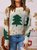 Christmas Women Casual Knitted Long Sleeve Sweater