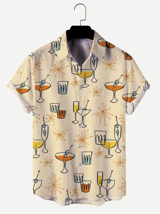 Regular Fit Short Sleeve Casual Shirt for Men
