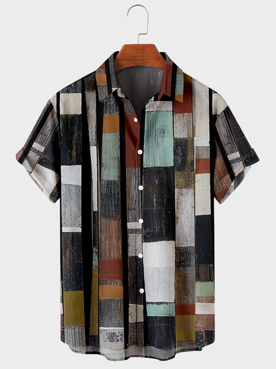 Shirt Collar Vacation Shirts & Tops