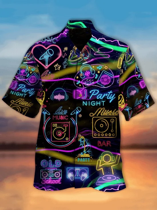 Men's Life Is Better With Dj Neon Hawaiian Shirt