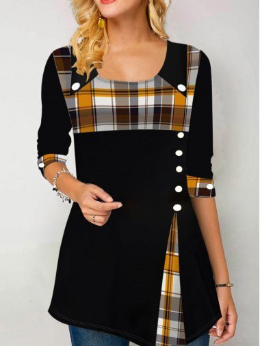 CLEARANCE Women's elegant stripe bottoming shirt in autumn and winter