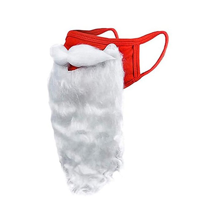 Santa Beard Mask Funny Dress Up Mask