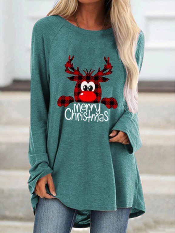 CLEARANCE Christmas Casual A-Line Shirts & Tops