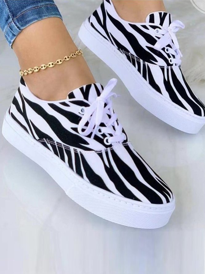 Spring Lace-Up Casual Shoes