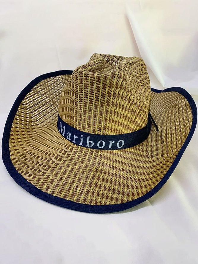 Blue Straw Hat