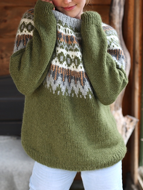 Geometric Loose Casual Sweater