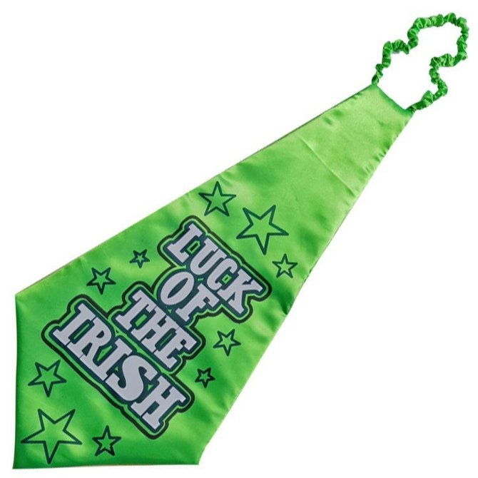  St. Patrick's Day green tie