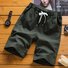 Men's Casual Loose Shorts Breathable Cotton Linen Beach Shorts