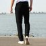 Summer New Linen Casual Casual Pants Casual Loose Pure Color Tether Elastic Waist Men's Casual Casual Pants