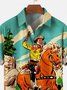 Men's Retro Cowboy Pocket Equestrian Casual Loose Comfortable Shirt