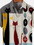 Printed Shirt Collar Vintage Shirts