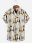 Men's Cat Geometric Printed Casual Vintage Shirts & Tops