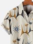 Men's Cat Geometric Printed Casual Vintage Shirts & Tops