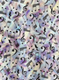 Vacation Leisure Music Element Musical Note Pattern Hawaiian Style Printed Shirt Top