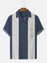 Men‘s Retro Camp Cotton-Blend 50S Vintage Bowling Green Red Blue Khaki 2022 Summer Shirts M L XL XXL 3XL 4XL 5XL