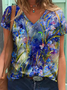 Regular Fit Floral Vacation Short Sleeve T-shirt