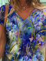 Regular Fit Floral Vacation Short Sleeve T-shirt