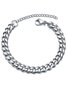 Men's Six Sides Milled Stainless Steel Bracelet